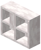 Pale Oak Wood Four Grid Cabinet