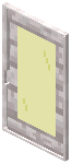 Pale Oak Yellow Glass Sliding Door