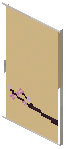 Pale Oak Yellow Paper Sliding Door