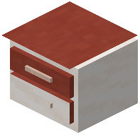 Red Kitchen Counter Drawer