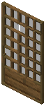 Spruce Black Grid Sliding Door