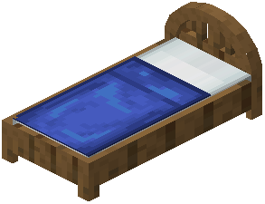 Spruce Blue Plank Bed