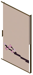 Spruce Brown Paper Sliding Door