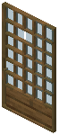 Spruce Cyan Grid Sliding Door