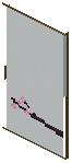 Spruce Cyan Paper Sliding Door