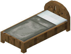 Spruce Light Gray Plank Bed