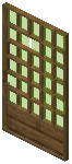 Spruce Lime Grid Sliding Door