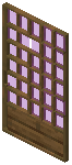 Spruce Magenta Grid Sliding Door