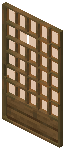 Spruce Orange Grid Sliding Door