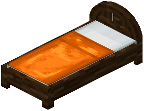 Spruce Orange Wood Bed