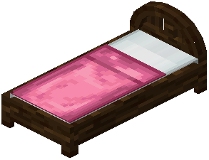 Spruce Pink Wood Bed