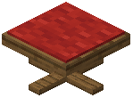Spruce Plank Coffee Chair Red