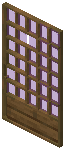 Spruce Purple Grid Sliding Door