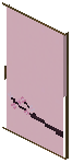 Spruce Purple Paper Sliding Door