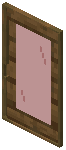 Spruce Red Glass Sliding Door