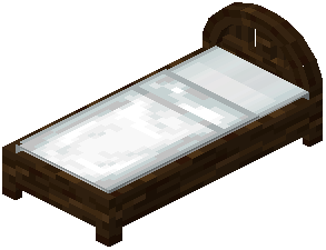 Spruce White Wood Bed