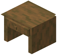 Spruce Wood Desk Cabinet