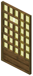 Spruce Yellow Grid Sliding Door