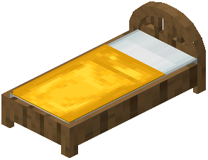 Spruce Yellow Plank Bed