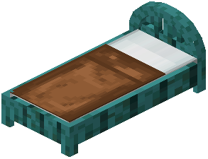 Warped Brown Plank Bed