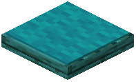 Cyan Warped Cushion