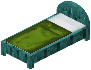 Warped Green Plank Bed