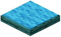 Light Blue Warped Cushion