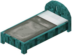 Warped Light Gray Plank Bed