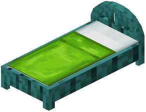 Warped Lime Plank Bed