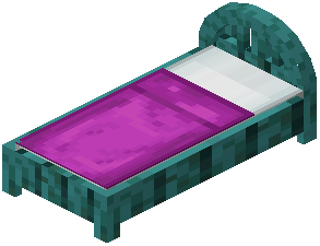 Warped Magenta Plank Bed