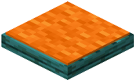 Orange Warped Cushion