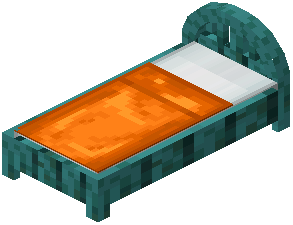 Warped Orange Plank Bed
