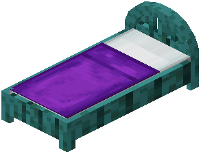 Warped Purple Plank Bed