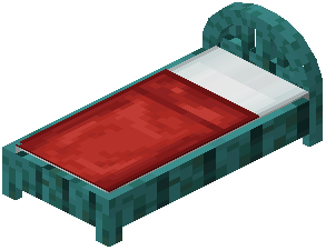 Warped Red Plank Bed