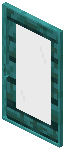 Warped White Glass Sliding Door