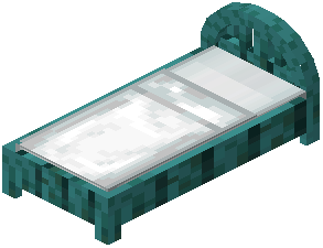 Warped White Plank Bed