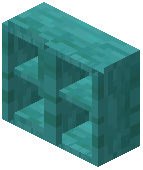 Warped Wood Double Glass Doors Four Grid Cabinet