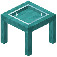 Warped Wood Glass Table