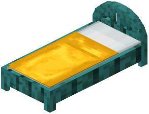 Warped Yellow Plank Bed