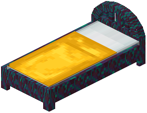 Warped Yellow Wood Bed