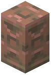 Exposed Chiseled Copper Wall