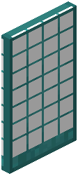 Warped door 14