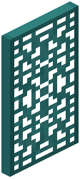 Warped door 16