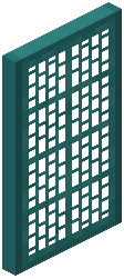 Warped door 20