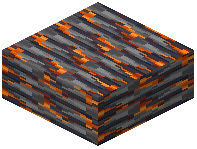 Corrupted Polished Basalt Brick Slab