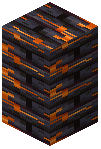 Corrupted Polished Blackstone Brick Wall