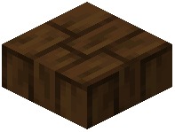 Dark Oak Boards Slab
