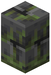 Mossy Deepslate Brick Wall