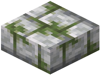 Mossy Diorite Brick Slab