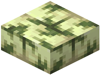 Mossy End Stone Brick Slab
